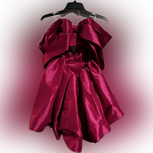 By Efrain Mogollon-Playa Dress- Fuchsia - Picture 5 of 6